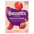Bassetts Vitamins Multivitamins Strawberry 3-6 Years, 30s