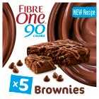 Fibre One 90 Calorie Chocolate Fudge Brownies, 5x24g