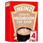 Heinz Cream of Mushroom Cup Soup, 4x17.5g