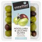Unearthed Nocellara & Leccino Olives, 220g