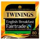 Twinings Organic English Breakfast Tea Bags 80, 200g