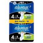 Always Ultra Sanitary Towels Secure Night Size4 Pads, 16s