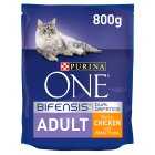 PURINA ONE Chicken Dry Cat Food, 800g
