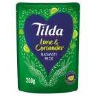 Tilda Lime & Coriander Basmati Rice, 250g