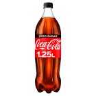 Coca-Cola Zero Sugar Bottle, 1.25litre