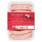 Waitrose 12 Pork Chipolatas with Pepper & Nutmeg, 375g