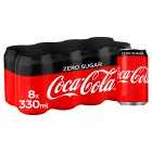 Coca-Cola Zero Sugar Can, 8x330ml