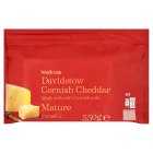 Waitrose Davidstow Cornish Mature Cheddar Cheese Strength 5 Large, 550g