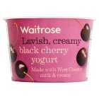 Waitrose West Country Black Cherry Yogurt, 150g