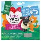 Little Yeos Fruity Favourites Organic Kids Yogurts, 4x85g