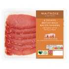 Waitrose Sweet Cured Smoked Back Bacon with Maple Syrup, 250g