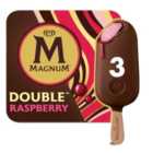Magnum Double Raspberry Ice Cream Lollies 3 x 88ml