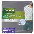Depend Comfort Protect S/M Incontinence Pants Men 10 per pack