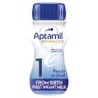 Aptamil Advanced 1 First Baby Milk Formula From Birth 200ml