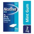 Nicotinell Nicotine Gum Stop Smoking Aid Mint Flavour 2mg 96 Pieces 96 per pack