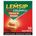 Lemsip Max Infusions Honey & Ginger Sachets 10 per pack