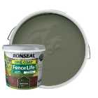Ronseal One Coat Fence Life Matt Shed & Fence Treatment - Forest Green 5L