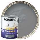 Ronseal Satin One Coat Tile Paint - Granite Grey - 750ml