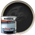 Ronseal Satin Diamond Hard Floor Paint - Black - 2.5L