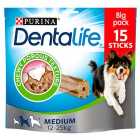 Dentalife Medium Dental Chicken Dog Chews 15 x 23g
