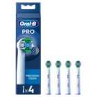Oral-B Precision Clean Replacement Electric Toothbrush Heads 4 per pack
