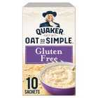 Quaker Oat So Simple Gluten Free Porridge Sachets, 350g