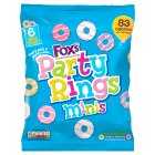 Fox's Party Rings Minis 6 Mini Bags, 6x21g