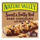Nature Valley Sweet & Salty Nut Dark Choc with Nuts, 4x30g