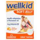 Vitabiotics Wellkid Multivitamins & Flaxseed Oil Orange Jelly Pastilles 30 per pack