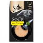 Sheba Classics Soup with Chicken Fillets Cat Food 4 x 40g