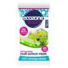Ecozone Anti Bacterial Multi Surface Wipes 40 per pack
