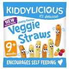 Kiddylicious Cheesy Flavoured Veggie Straws Baby Snacks 12g