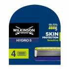 Wilkinson Sword Hydro 5 Sensitive Men's Razor Blades 4 per pack