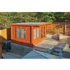 Shire Danbury Double Door Garden Home Office Cabin - 12 x 12ft