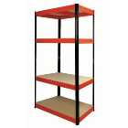 Rb Boss Shelf Kit 4 Wood Shelves - 1800 x 900 x 400mm 300kg Udl