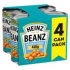 Heinz No Added Sugar Baked Beans in a Rich Tomato Sauce 4 x 415g