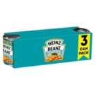 Heinz No Added Sugar Baked Beans in Tomato Sauce 3 x 200g