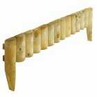Rowlinson Half Log Timber Border Fence - 1000 x 150mm - Pack of 4