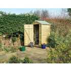 Rowlinson Oxford Small Windowless Shiplap Apex Shed - 4 x 3ft