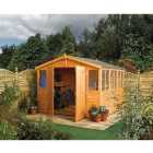 Rowlinson Shiplap Honey Brown Garden Workshop - 9 x 18ft