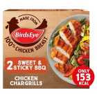 Birds Eye 2 Sticky & Sweet BBQ Chicken Chargrills 174g