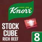 Knorr 8 Rich Beef Stock Cubes 8 x 10g