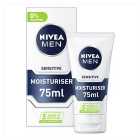 NIVEA MEN Sensitive Face Moisturiser with 0% Alcohol 75ml