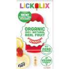 Lickalix Organic Strawberry Lemonade Ice Lollies 3 per pack