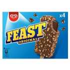 Feast Chocolate Ice Cream Lollies 4 x 80ml