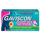 Gaviscon Double Action Tabs Heartburn Indigestion Mint 24 per pack