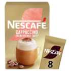 Nescafe Gold Cappuccino Unsweetened Instant Coffee 8 x Sachets 113.6g