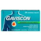 Gaviscon Heartburn & Indigestion Relief Tablets Peppermint Flavour Tablets 24 per pack