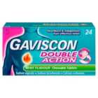 Gaviscon Double Action Heartburn & Indigestion Mint Flavour Tablets 24 per pack