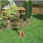 Rowlinson Premium Timber Lechlade Bird Table - 2 x 2 ft